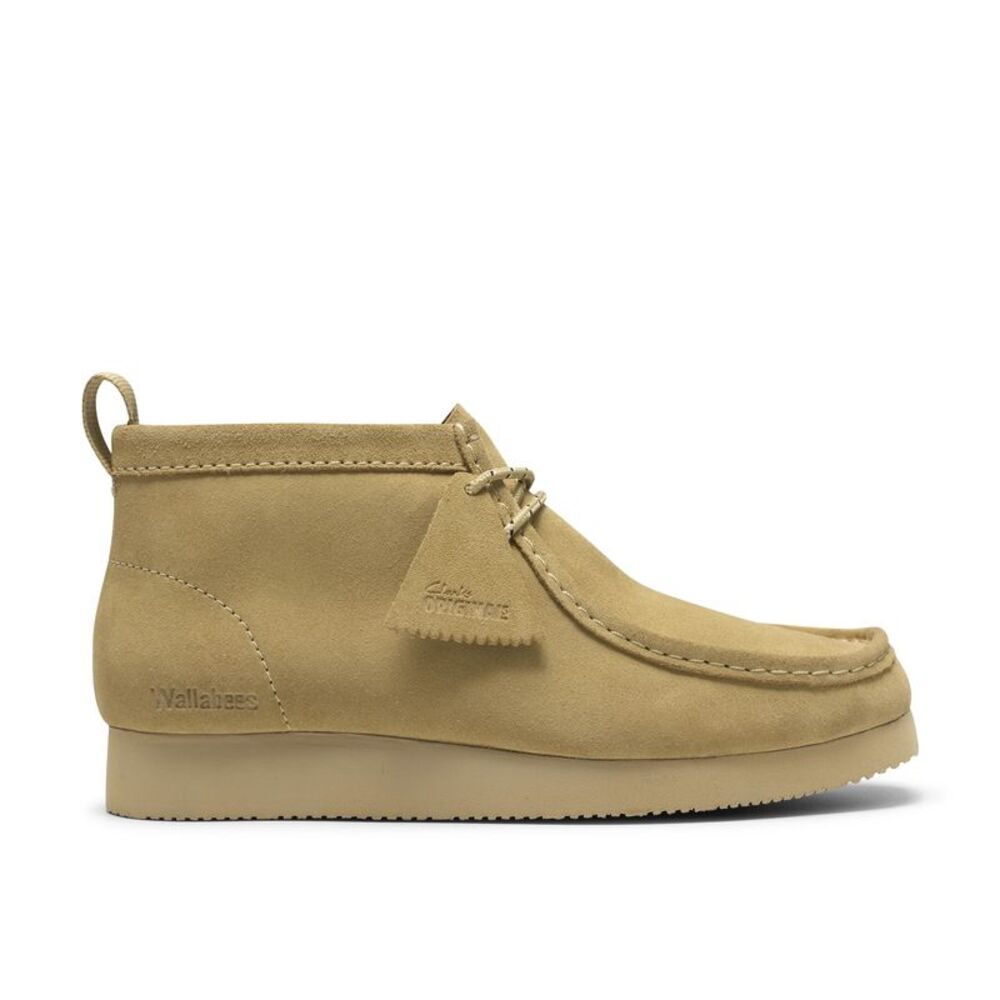 Clarks Mens Wallabee Boot Lite Beige Boots (NWT)